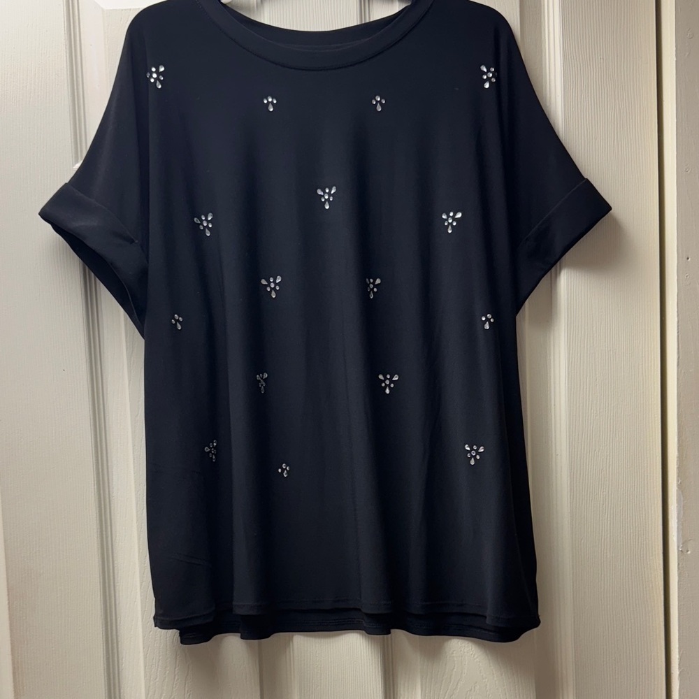Brand new without tags black blouse